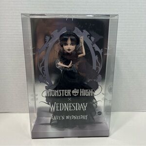 MONSTER HIGH Wednesday Addams doll Rave’n Wednesday NWT NRFB